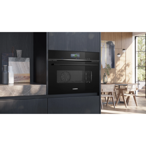 iQ700, Four intégrable compact vapeur, 60 x 45 cm, Noir SIEMENS CS736G1B1 - vue 2