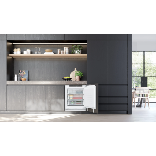 iQ500, Congélateur intégrable, 82 x 59.8 cm, Charnières pantographes softClose SIEMENS GU21NADE0 - vue 2