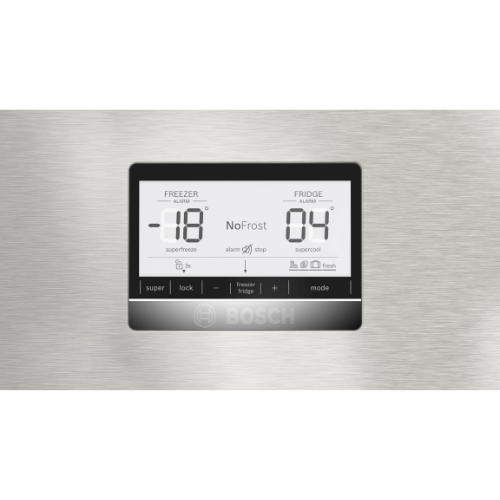 Série 6, Réfrigérateur combiné pose-libre, 186 x 86 cm, Inox BOSCH KGN86AIDR - vue 2