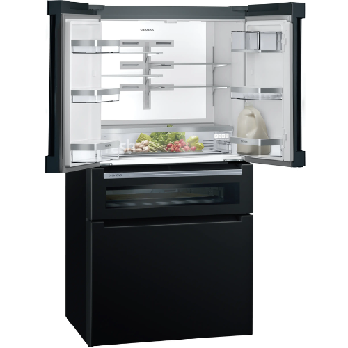 iQ700, Réfrigérateur multi-portes , 183 x 90.5 cm, Noir SIEMENS KF96RSBEA - vue 2