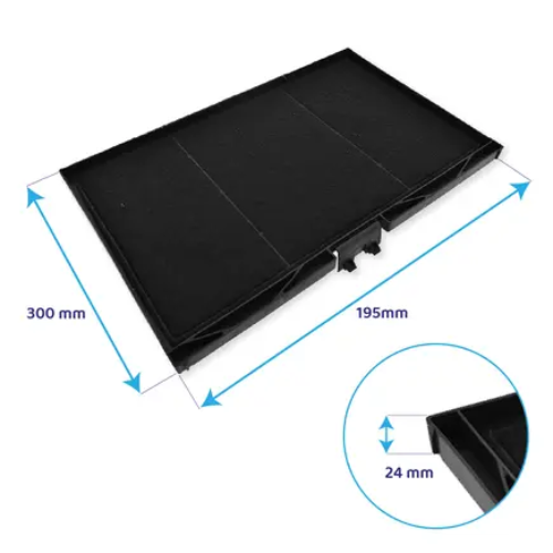 Filtre à Charbon Actif Pour Hotte Neff Z54TC01X0(#U691512 ) - vue 2