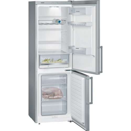 iQ300, Réfrigérateur combiné pose-libre, 186 x 60 cm, Inox SIEMENS KG36VELEP - vue 2