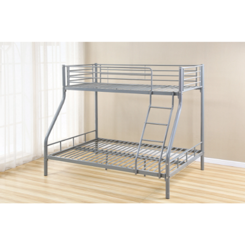 LIT SUPERPOSE BOB GRIS 90x190 cm + 140x190 cm EURODESIGN BEEBOB 2+1G - vue 3