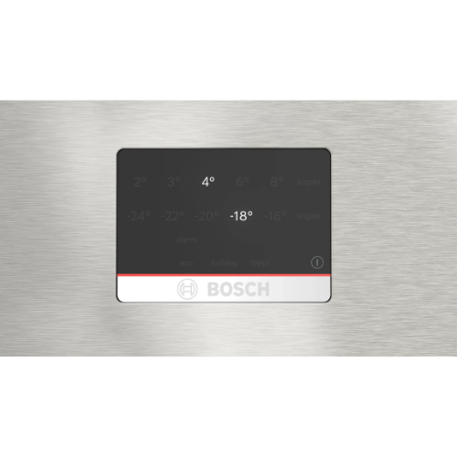Série 4, Réfrigérateur combiné pose-libre, 186 x 86 cm, Inox BOSCH KGB86XIEP - vue 2