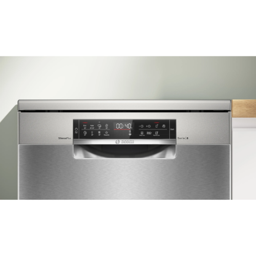 Série 6, Lave-vaisselle pose-libre, 60 cm, Acier inox. coloré, laqué BOSCH SMS6EDI00E - vue 2