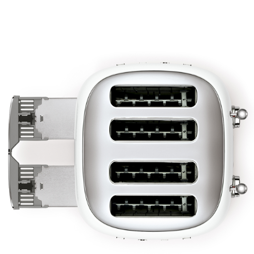 Toaster 4 tranches Smeg TSF03-Blanc - vue 2