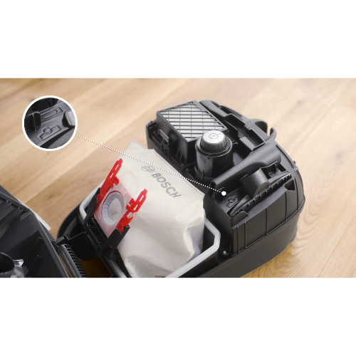 Série 4, Aspirateur avec sac, ProHygienic, Blanc BOSCH BGB41HYG1H - vue 2