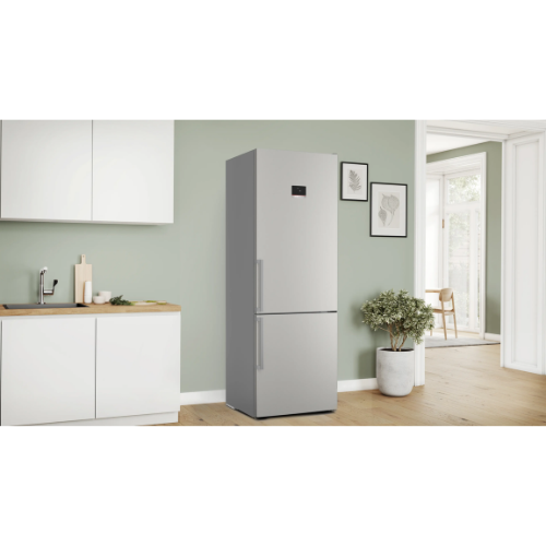 Série 4, Réfrigérateur combiné pose-libre, 203 x 70 cm, Inox BOSCH KGN497ICT - vue 2
