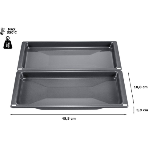 Slim universal pan, Anthracite BOSCH HEZ530000(#M535568) - vue 2