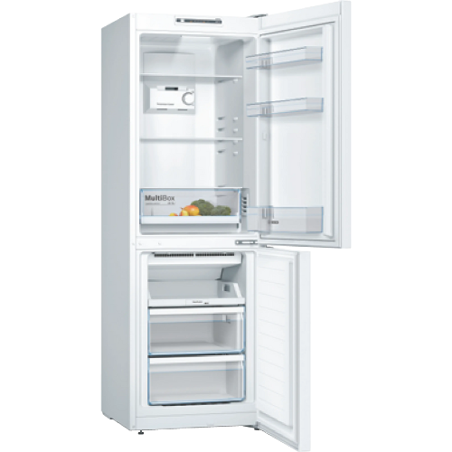 Réfrigérateur combiné pose-libre blanc BOSCH KGN33NWEB - vue 2