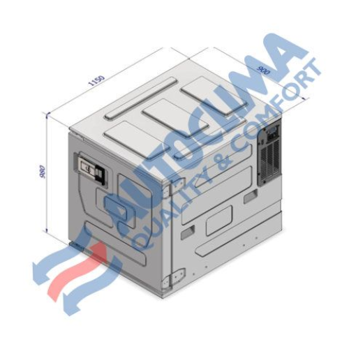 Conteneur réfrigéré C-Box 460 L – 12V / 230V Indel B 10101196 - vue 2