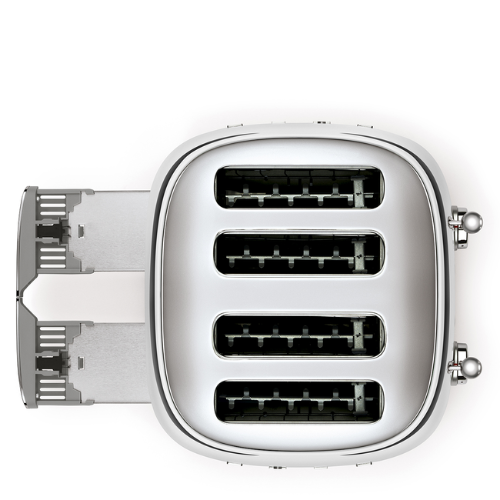 Toaster 4 tranches Smeg TSF03SSEU-Chromé - vue 2