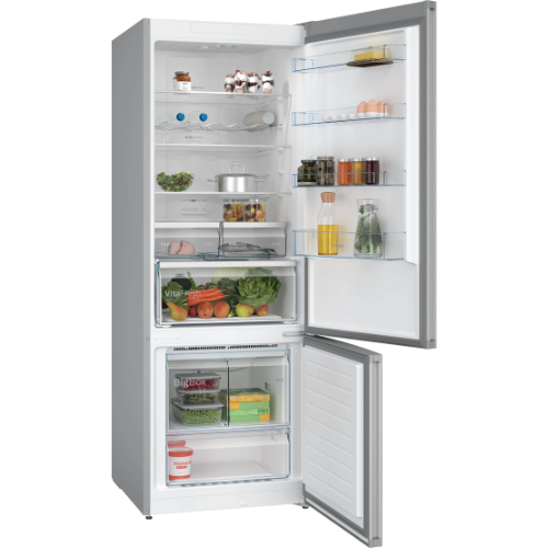 Série 4, Réfrigérateur combiné pose-libre, 193 x 70 cm, Inox BOSCH KGN56XLEB - vue 2