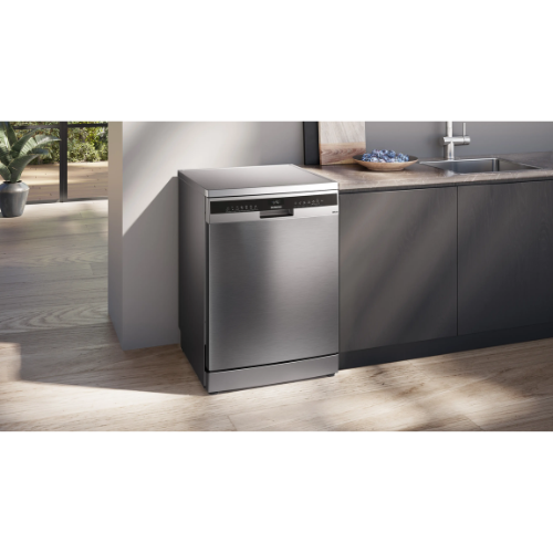 iQ300, Lave-vaisselle pose-libre, 60 cm, Acier brossé anti-traces SIEMENS SN23HI02KE - vue 2