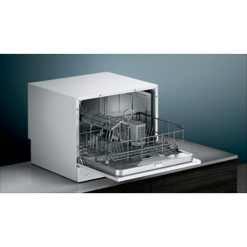 iQ300, Lave-vaisselle compact pose-libre, 55 cm, Blanc, SIEMENS, SK26E222EU - vue 2