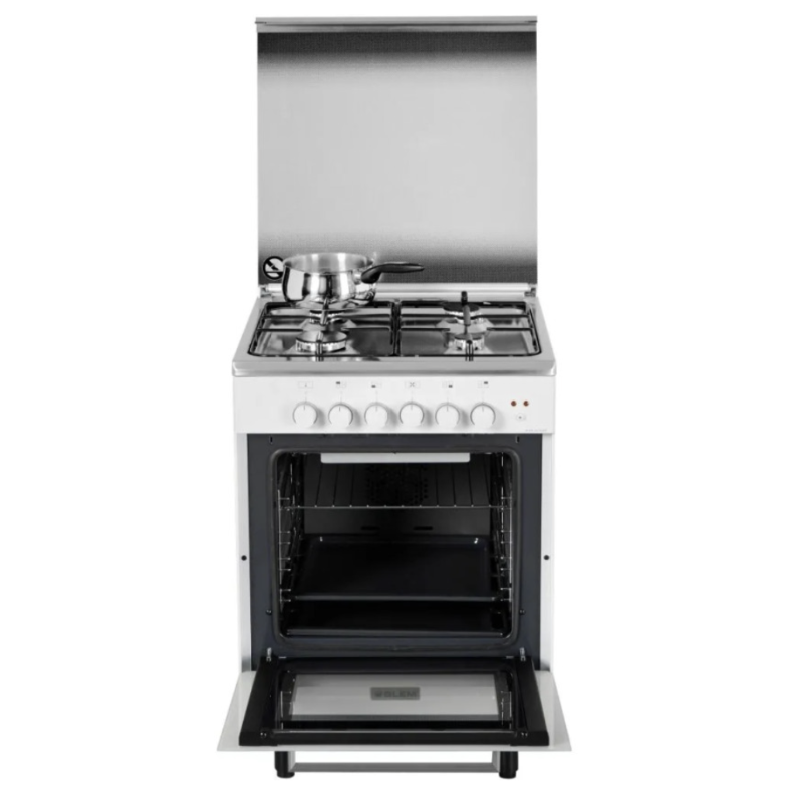 Cuisinière mixte catalyse 60 x 60 cm blanche GA660CVMWH