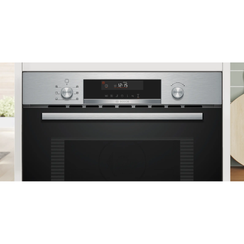 Série 6, Four combine micro-ondes avec hot air, 60 x 45 cm, Inox BOSCH CMA585GS1F - vue 2