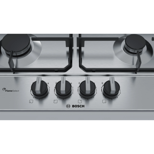 Table Gaz Série 6 Inox 60 cm BOSCH PCP6A5B80 - vue 2