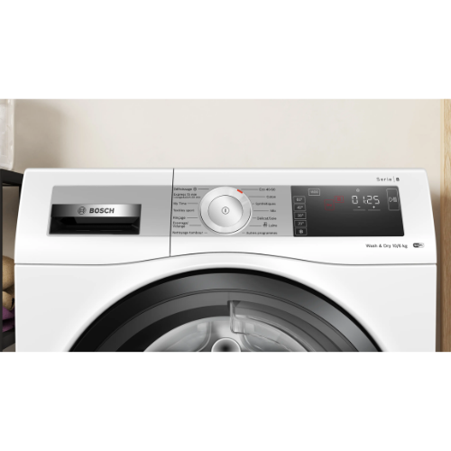 Série 8, Lave-linge séchant, 10/6 kg, 1400 trs/min BOSCH WDU8H501FF - vue 2