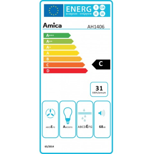 Hotte casquette Blanc Amica AH1406 - vue 2