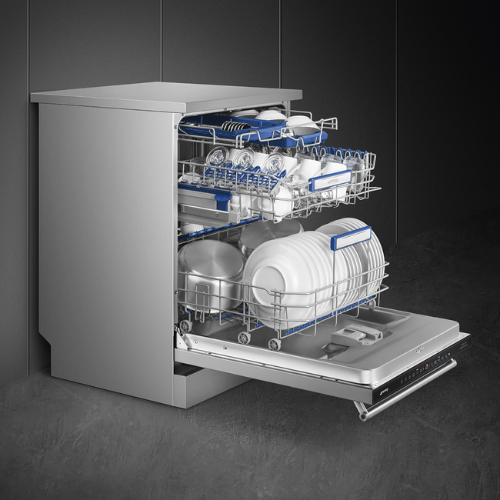 Lave - vaisselle Pose-libre 60 cm, Smeg LVSP345BQX - vue 2