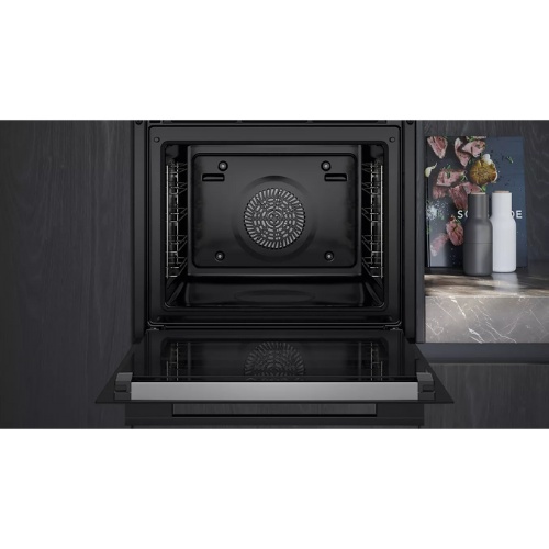 iQ700, Four intégrable avec fonction vapeur, 60 x 60 cm, Noir SIEMENS HR776G3B1 - vue 2
