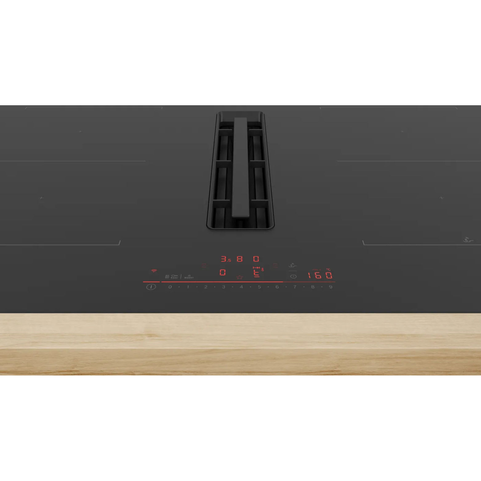 Série 6, Table induction aspirante, 80 cm, sans cadre BOSCH PVQ811H26E - vue 3