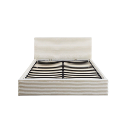LIT COFFRE MAIA COTELE ECRU 160x200cm EURODESIGN L91CT-EC160 - vue 2