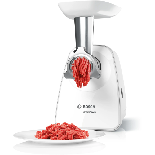 Hachoir à viande, SmartPower, 1500 W, Blanc, blanc BOSCH MFW2520W - vue 2