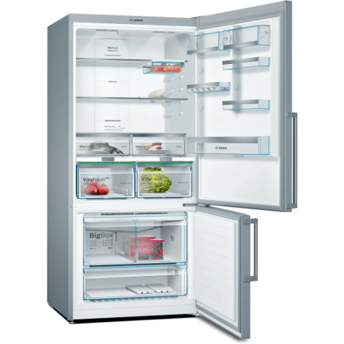 Série 6, Réfrigérateur combiné pose-libre, 186 x 86 cm, Inox BOSCH KGN86AIDP - vue 2