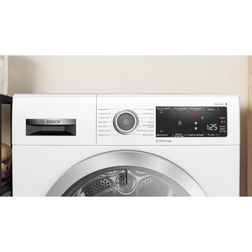Série 8, Sèche-linge pompe à chaleur, 9 kg BOSCH WTX87K90FR - vue 2