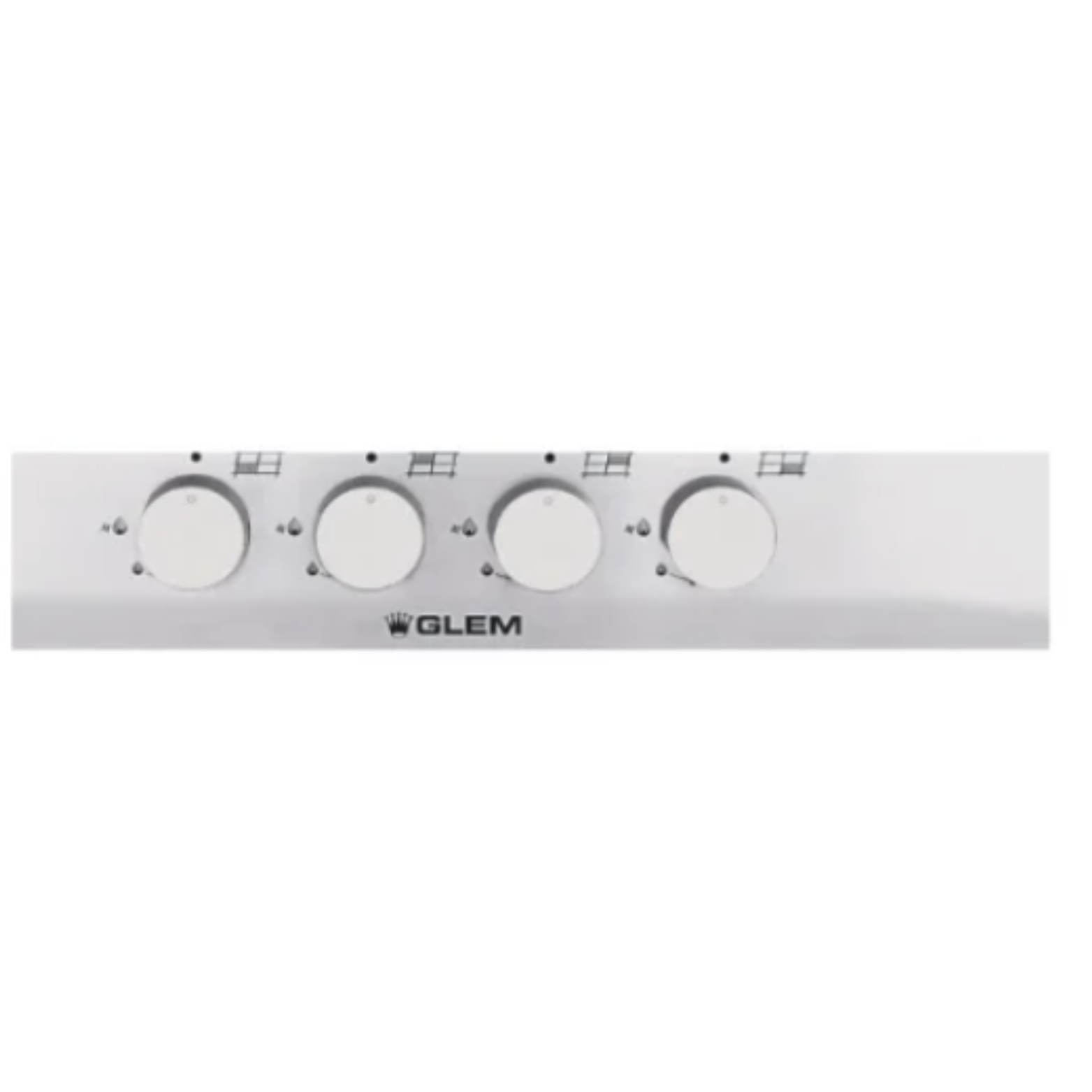 Table de cuisson gaz Glem GT64HIX - vue 2