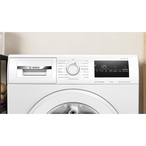 Série 4, Lave-linge front, 8 kg, max. 1200 tr/min BOSCH WAN2427ZFR - vue 2