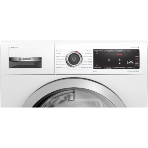 Série 8, Sèche-linge pompe à chaleur, 9 kg BOSCH WTX87M09FF - vue 2