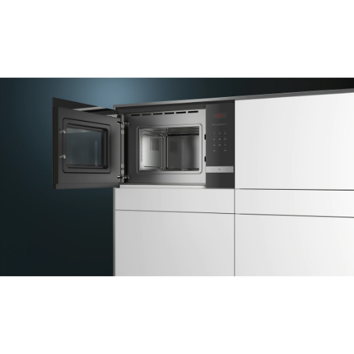 iQ300, Micro-ondes intégrable, 60 x 38 cm, Inox SIEMENS BF523LMS0 - vue 2