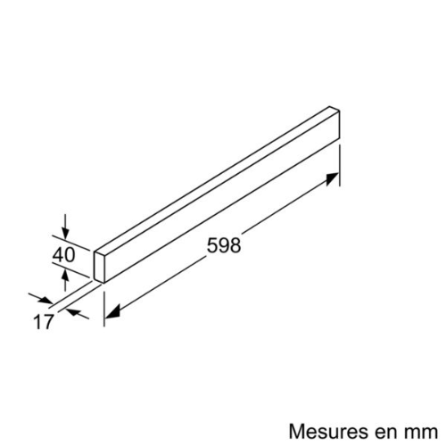 Bandeau Finition Inox Viva VVZ44V01(#Q867193) - vue 2