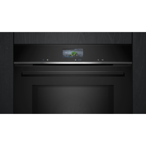 iQ700, Four intégrable avec fonction micro-ondes, 60 x 60 cm, Noir SIEMENS HM776GKB1F - vue 2