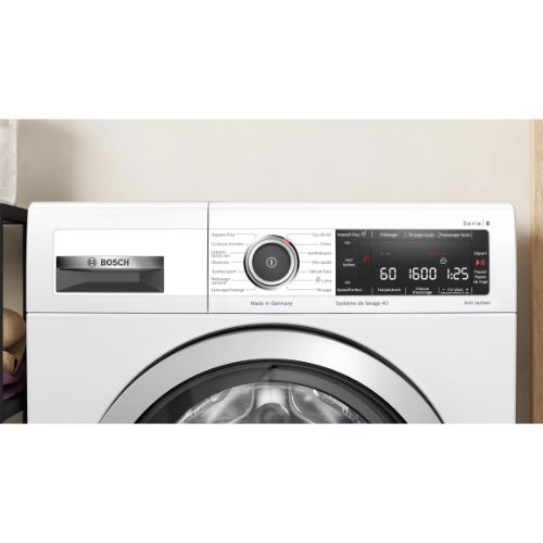 Série 8, Lave-linge front, 10 kg, 1600 trs/min WAX32M01FF BOSCH - vue 2