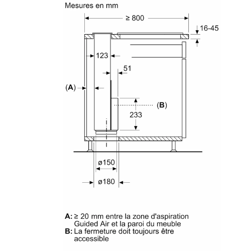 Installation des accessoires BOSCH DSZ1WW1M1 - vue 2