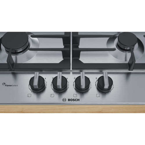 Table Gaz Série 6 Inox 60 cm BOSCH PCP6A5B90 - vue 2