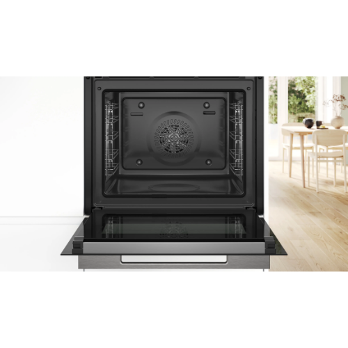 Série 8, Four intégrable compact avec fonction micro-ondes, 60 x 45 cm, Noir BOSCH CMG7241B1F - vue 2