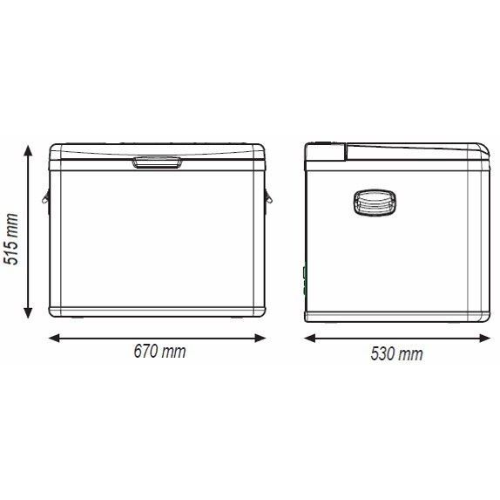 Glacière portable compresseur, 45 L, INDEL B Travel Box TB55A - vue 2