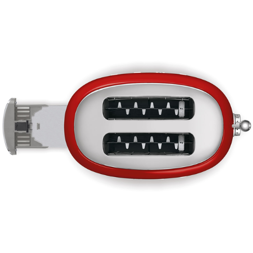 Toaster 2 tranches Smeg TSF01-Rouge - vue 2