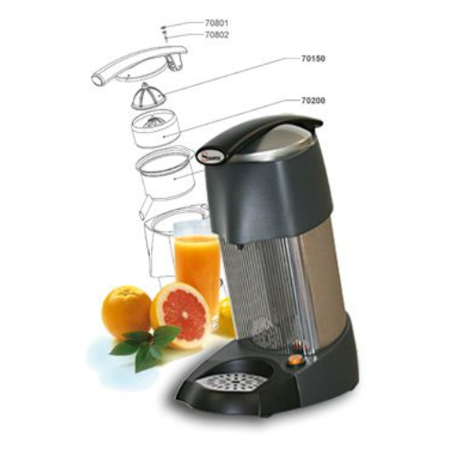 Presse agrume professionnel à levier Evolution SANTOS PA70 - vue 2