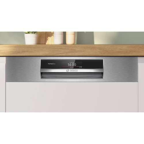 Série 8, Lave-vaisselle encastrable avec bandeau, 60 cm, Metallic BOSCH SMI8TCS01E - vue 4