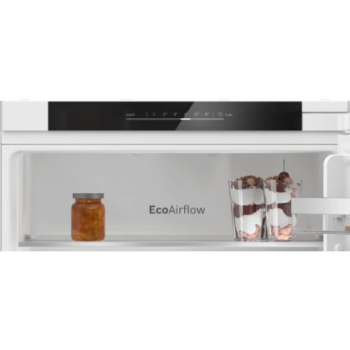 Série 4, Réfrigérateur combiné intégrable, 177.2 x 54.1 cm, Charnières à glissières BOSCH KIN86VSE0