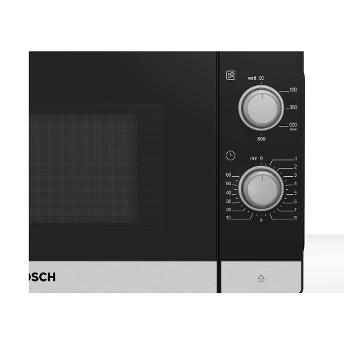 Serie 2, freistehende Mikrowelle, 44 x 26 cm, Edelstahl BOSCH FFL020MS2