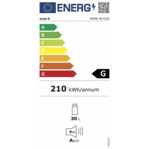 Réfrigérateur encastrable Indel B, Drink 40 Plus