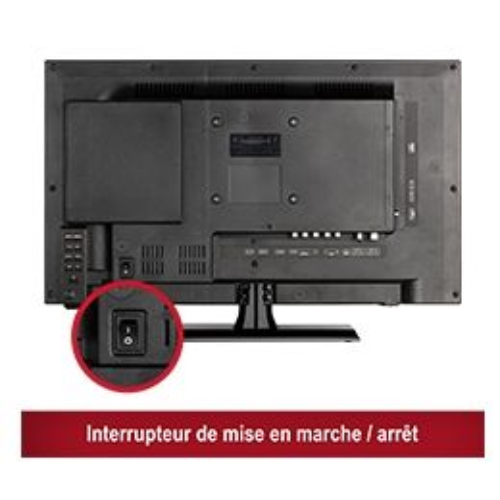 Téléviseur avec lecteur DVD MobileTv Silverline 22 DVDSBT SMART - vue 2