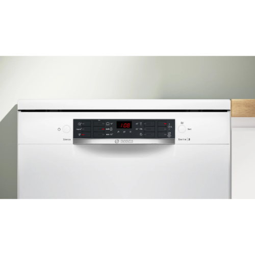 Série 2, Lave-vaisselle pose-libre, 60 cm, Blanc BOSCH SMS26AW01F - vue 3